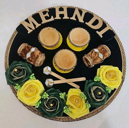 Mehndi thaal decorative - mehndi,