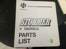 AJS STORMER Parts Manuals Including Another Supplement Parts Book original