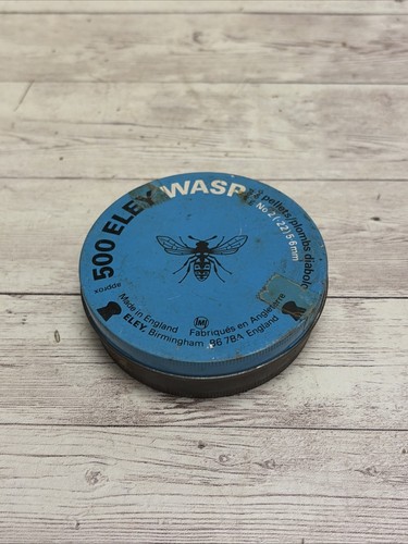 Vintage eley wasp tin - vintage,