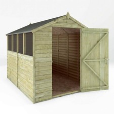 8x6 wooden garden - 8x6, shed