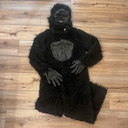 Black faux fur - black, gorilla