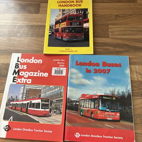 Vintage london bus books - 3,