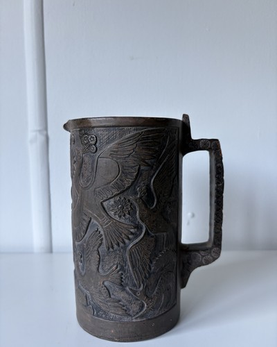 Vintage greek pottery jug - pottery,