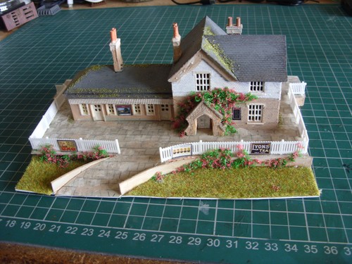 Model railway station