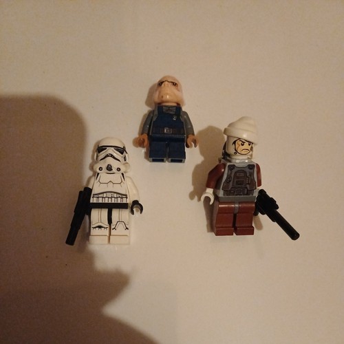 Lego star wars minifigure - wars, 3x