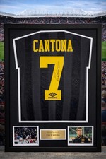 Signed Framed Eric Cantona