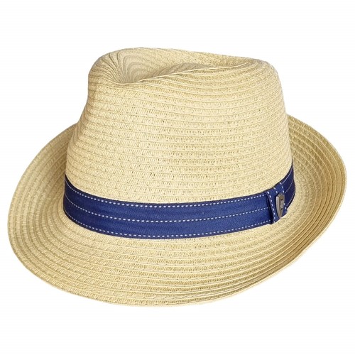Mens straw trilby hat - mens,