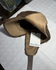 Max Mara Teddy Bear Alpaca And Wool Hat With Ears NEW RRP£410