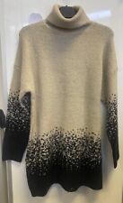 John Lewis anyday beige/Black long jumper size S to XL