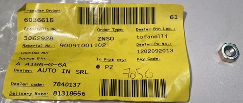Safety nut 90091001102 - nut,