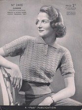 Vintage Knitting Pattern -