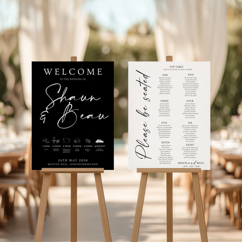 Wedding welcome sign table - wedding,