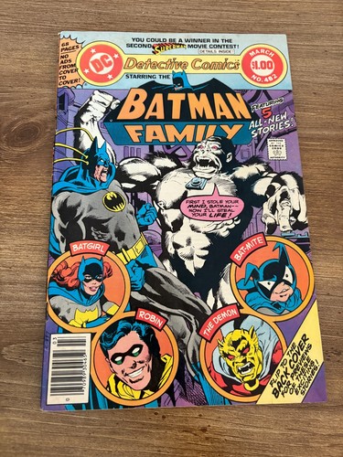 Detective comics 482 vf dc - comics, #
