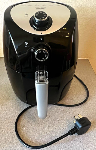 1200w air fryer black silver - 1200w,