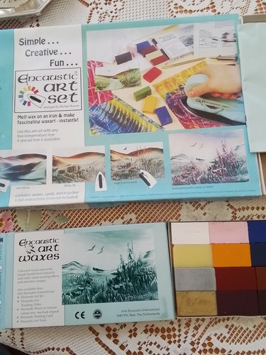 Encaustic art beginner - encaustic, set