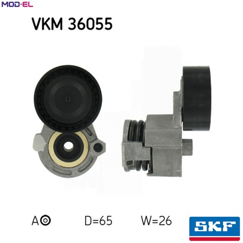 Belt tensioner vribbed - tensioner,