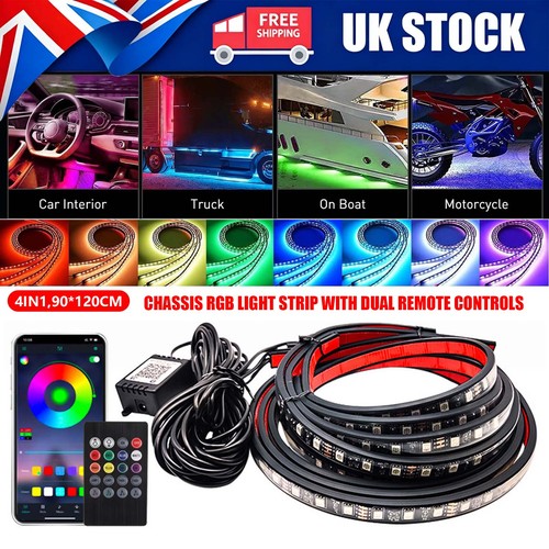 4pcs rgb led under - 4pcs,