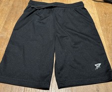 Boys Black Sports Shorts  -