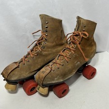 Riedell Brown Suede Leather