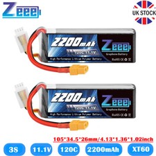 2x Zeee 3S Lipo Battery