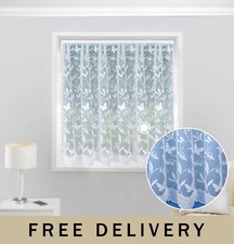 Hawaii Butterfly Net Curtains Rod Pocket Sheer Lace Panel Various Widths & Drops