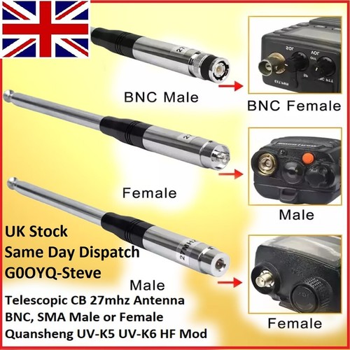 Telescopic 27mhz antenna - telescopic,