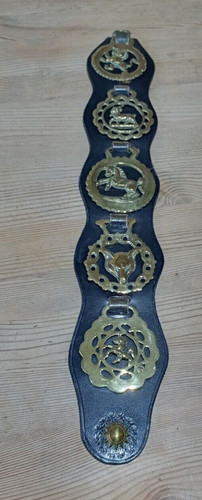 Large leather martingale - , 5