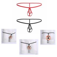Men G-string Crotchless Underwear Bikini Thong Clubwear Sleepwear Sissy Tanga
