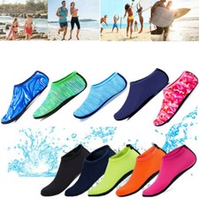 Kids Mens Womens Water Beach Shoes Non-Slip Sea Swim Pool Wetsuits Socks UK NEW