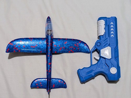 Aeroplane launcher toy gun - aeroplane,