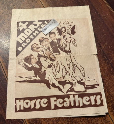 Marx brothers rare - rare, horse