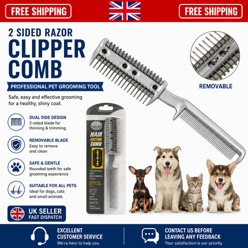Pet hair trimmer - trimmer, 2-sided