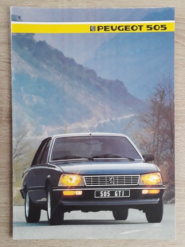 Peugeot 505 saloon brochure - saloon,