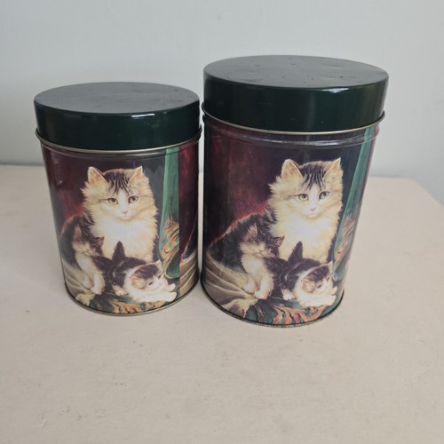 Vintage retro metal tins - 2,