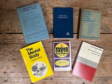 6 Alice Bailey, George Bratley, Edgar Cayce, Occult, Theosophy, Numerology books