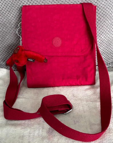 Kipling red shoulder crossbody - red,