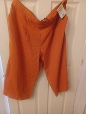 Crop Linen Blend  Bittoms Size