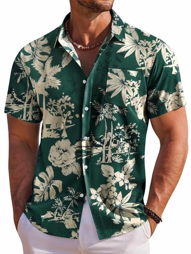 Men hawaiian floral - men’s,