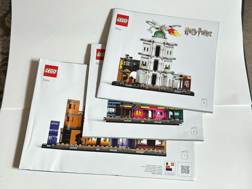 Lego instruction booklets