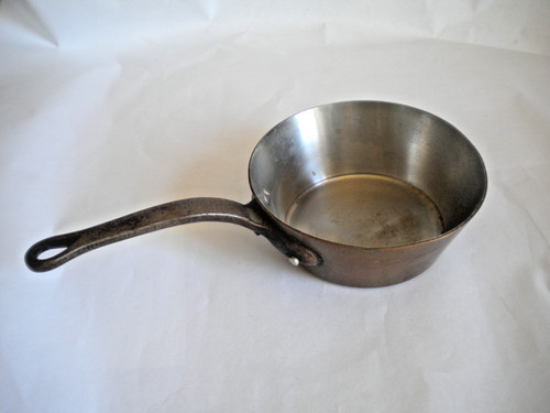 Vintage french copper pan - french,