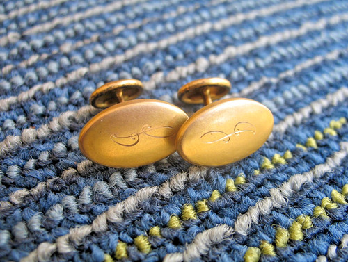 Antique victorian cufflinks - cufflinks, ~