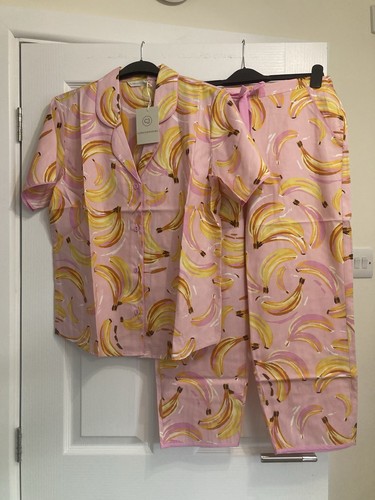 Cyberjammies banana print pink - cyberjammies,