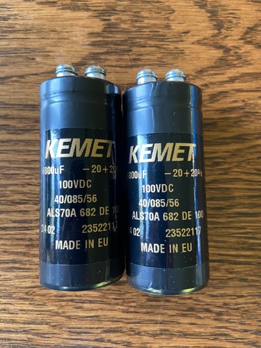 New 6800 100v kemet main - uf,