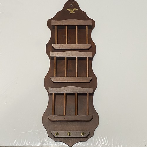 Vintage wooden spoon rack wall - spoon,