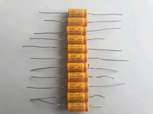 Joblot sprague atom 10uf - x,
