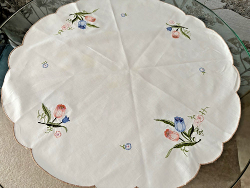 Vintage white cotton - vintage,