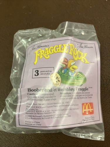 Rare mcdonalds 1988 - mcdonalds, fraggle