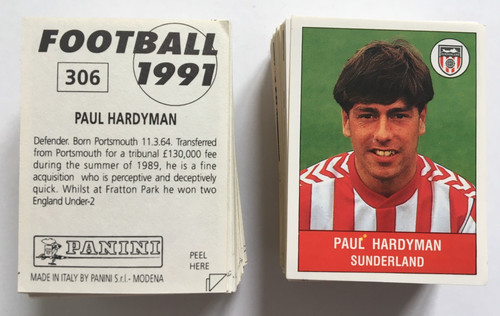 Panini football 1991 stickers - 1991,