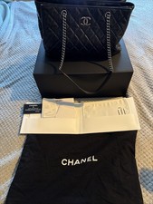 Rare Large CHANELBlack Quilted