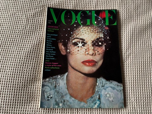 Vogue magazine march 1974 - magazine,
